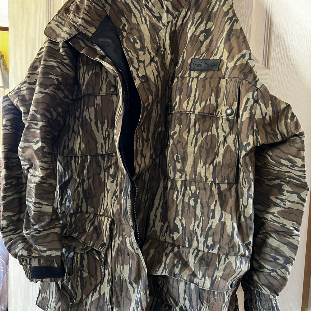 Camo rain coat with hood